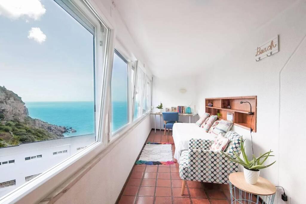 Estudio Vista Mar Com A/C E Acesso Privado A Praia Apartment เซซิมบรา ภายนอก รูปภาพ